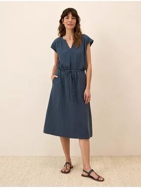 blue spaghetti strap dress zara LONG STRAP DRESS - Electric blue
